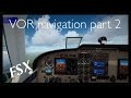 FSX VOR Навигация. Полный полет. часть 2/3