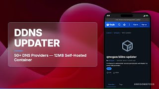 DDNS Updater: 50+ DNS Providers In A 12MB Self-Hosted Container, MIT