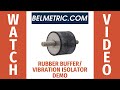 Rubber Buffer/Vibration Isolator Demonstration