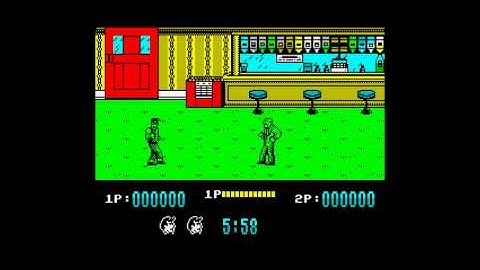 "Target Renegade" level 5 music, ZX Spectrum 128k