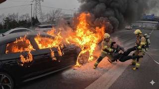 Famous 10 Fire Rescues Where Firefighters Run Into Flames | Firefighter Helmet Cam POV Profile