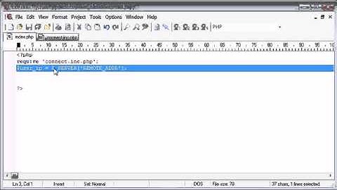 Creating a Database Hit Counter Part 1 in PHP