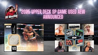 2025 Upper Deck SP Game Used AEW Announced