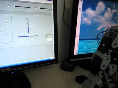 Humanoid Robot Control By LabView Part5 