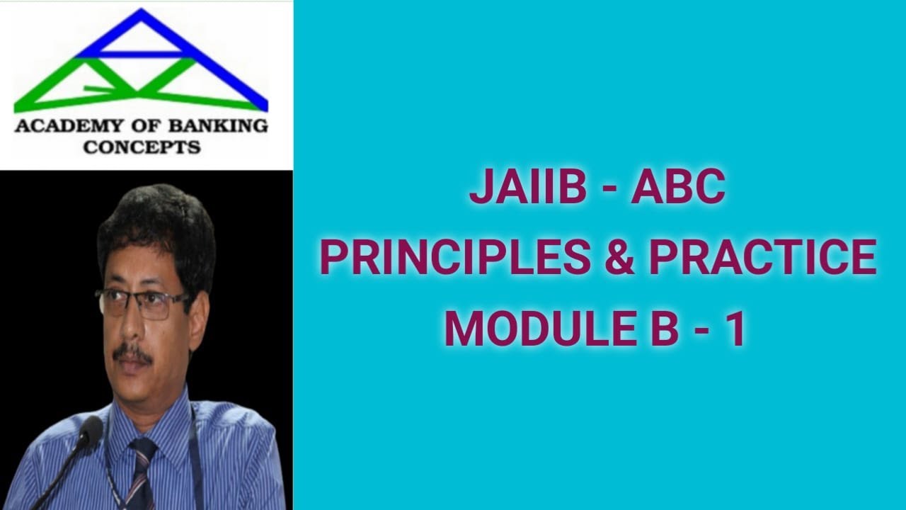 JAIIB  ABC  PPB ( IN TELUGU )  MOD B   1