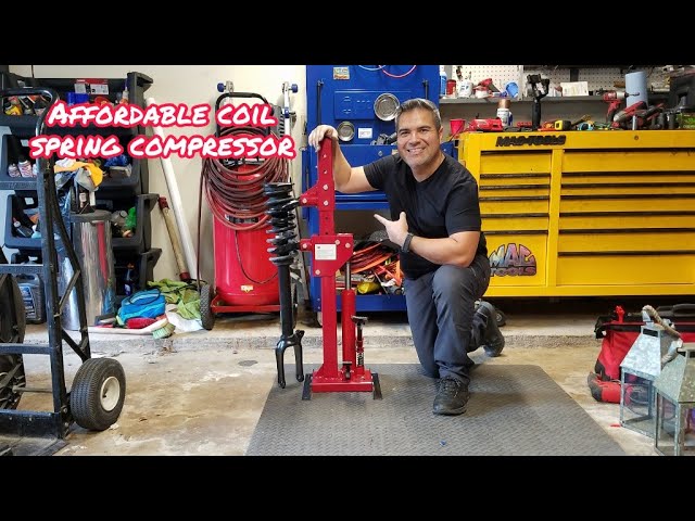 Compresor de resortes de suspencion casero( homemade strut spring  compressor (video 2) 