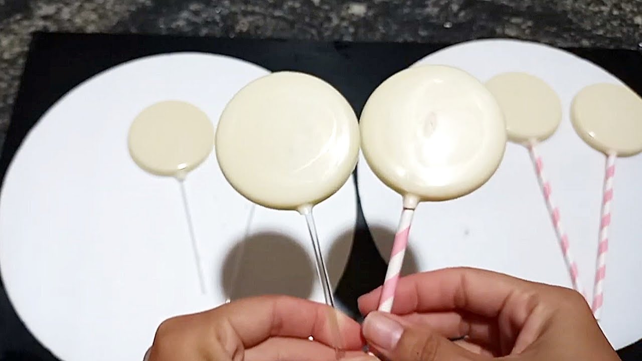 COMO FAZER PIRULITOS DE CHOCOLATE BRANCO | O Doce Personalizado mais Vendido