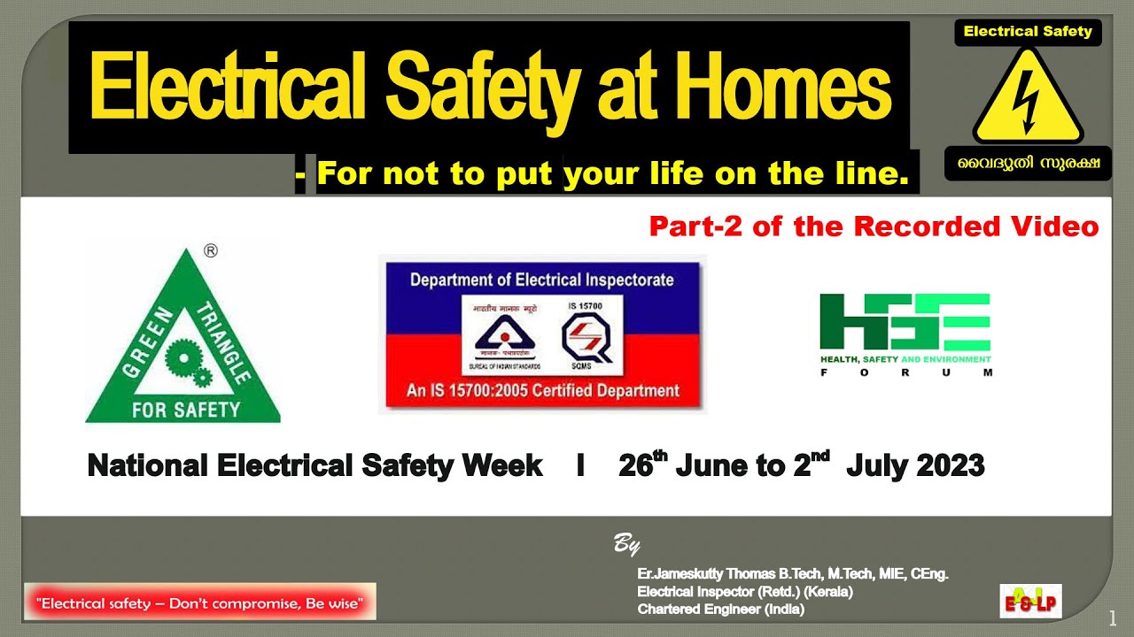 75. Electrical Safety at Homes inar conducted in National