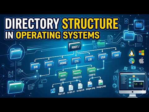 Directory Structure in OS Explained | Single, Two-Level & Tree Structure (With Example)