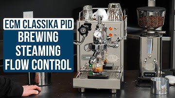 ECM Classika PID: Espresso Brewing, Milk Steaming & Flow Control