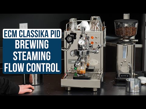 ECM Classika PID: Espresso Brewing, Milk Steaming & Flow Control