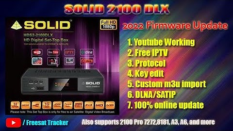 MIX HD Firmware Update for Solid 2100 DLX, Pro, 7272, 8181