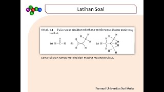 Latihan soal 1 rumus senyawa organik ...