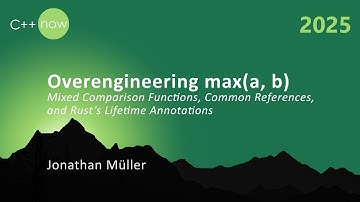 Overengineering max(a, b) - Mixed Comparison Functions, Common References, and Rust
