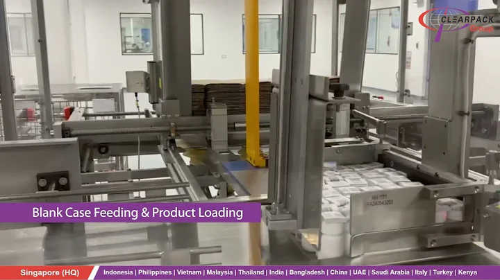 Wrap-Around Case Packing Solutions for Pharma Bottles by Clearpack Group
