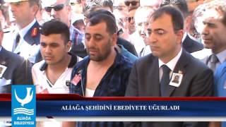 Ali̇ağa Şehi̇di̇ni̇ Ebedi̇yete Uğurladi