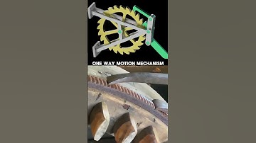 Ratchet Mechanism ❤️(1080P_HD) | One Way Motion Mechanism #shorts #solidworks #3ddesign