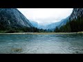 ASMR Rain &amp; Thunder over the lake, mountains, nature  • No Talking - Deep sleep relaxing 24/7