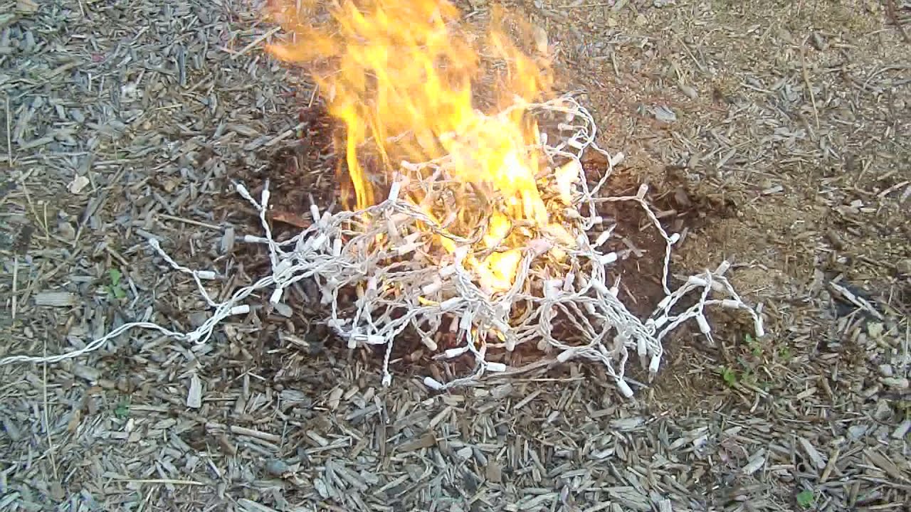 Burning Christmas Lights YouTube