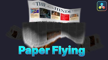 Paper Fly Animation in DaVinci Resolve – Full Tutorial in Hindi