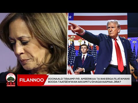 Doonaald Tiraamp Pir Ameerikaa Ta Anii Erga Filatamanii Booda Taateewwan Akkamitu Dhagahaamaa Jira