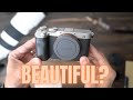 Sony a7C.  Sony's MOST beautiful camera?