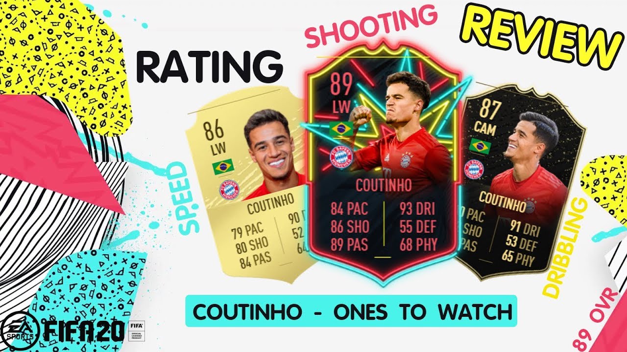 Philippe Coutinho Ones To Watch 89 Review FIFA 20