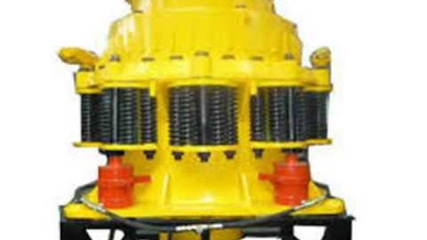 Mining equipment stationary roller bearing aggregate stone spring cone crusher