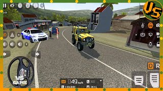 Land Rover Defender 90 Car - Best Bus Simulator Game | Bus Simulator Indonesia Android Gameplay screenshot 4