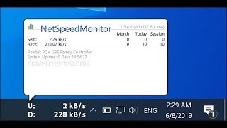 شرح إظهار سرعة الإنترنت في شريط مهام ويندوز screenshot 4