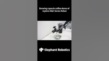 myArm M&C |  Explore How the Robot Arm Act as a Coffee Brewer #robotics #ai