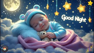 Gentle Baby Sleep Music 🎵 Mozart &amp; Brahms Lullabies ♥ Fast &amp; Peaceful Deep Sleep Aid🌙