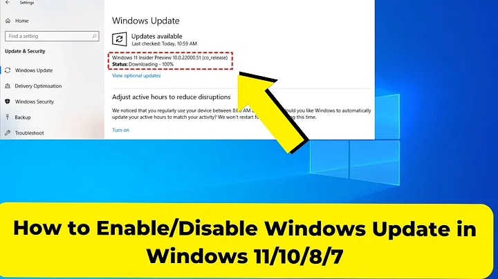 How to Enable/Disable Windows Update in Windows 11/10/8/7