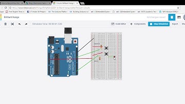 controlling led with two push buttons
