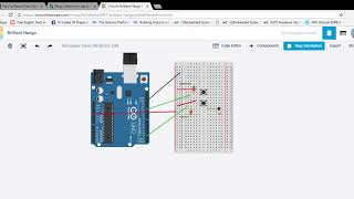 controlling led with two push buttons