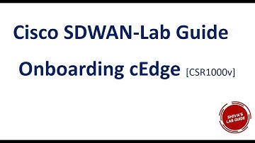 How to Onboard cEdge in Cisco SDWAN (Viptela) using cli commands