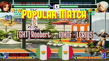 FT10 @kf2k2pls: [GKT] Roobert (MX) vs IDKOF - LERIUS (MX) [KOF 2002 Plus kf2k2 Fightcade] Aug 13