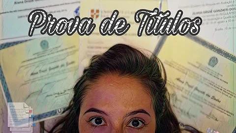 O que conta como título para concurso?