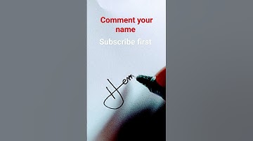 Hemant name signature style#H signature#music#youtubeshorts#easy Sign