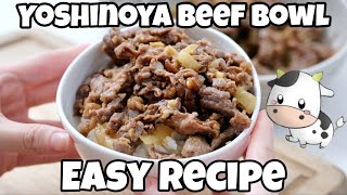 How to Make Yoshinoya Beef Bowl Easy Recipe