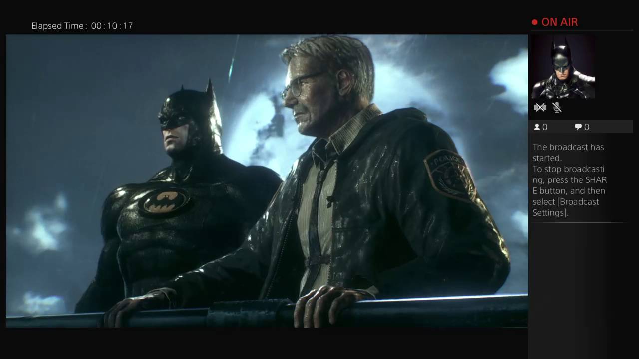 Nerd Cave Live PS4: Batman Arkham Knight game play, possible spoilers Pt1 Hard Setting