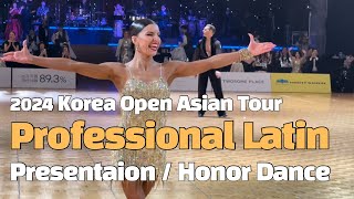 2024 koreaopen dance asian tour pro latin final presentation / award ceremony