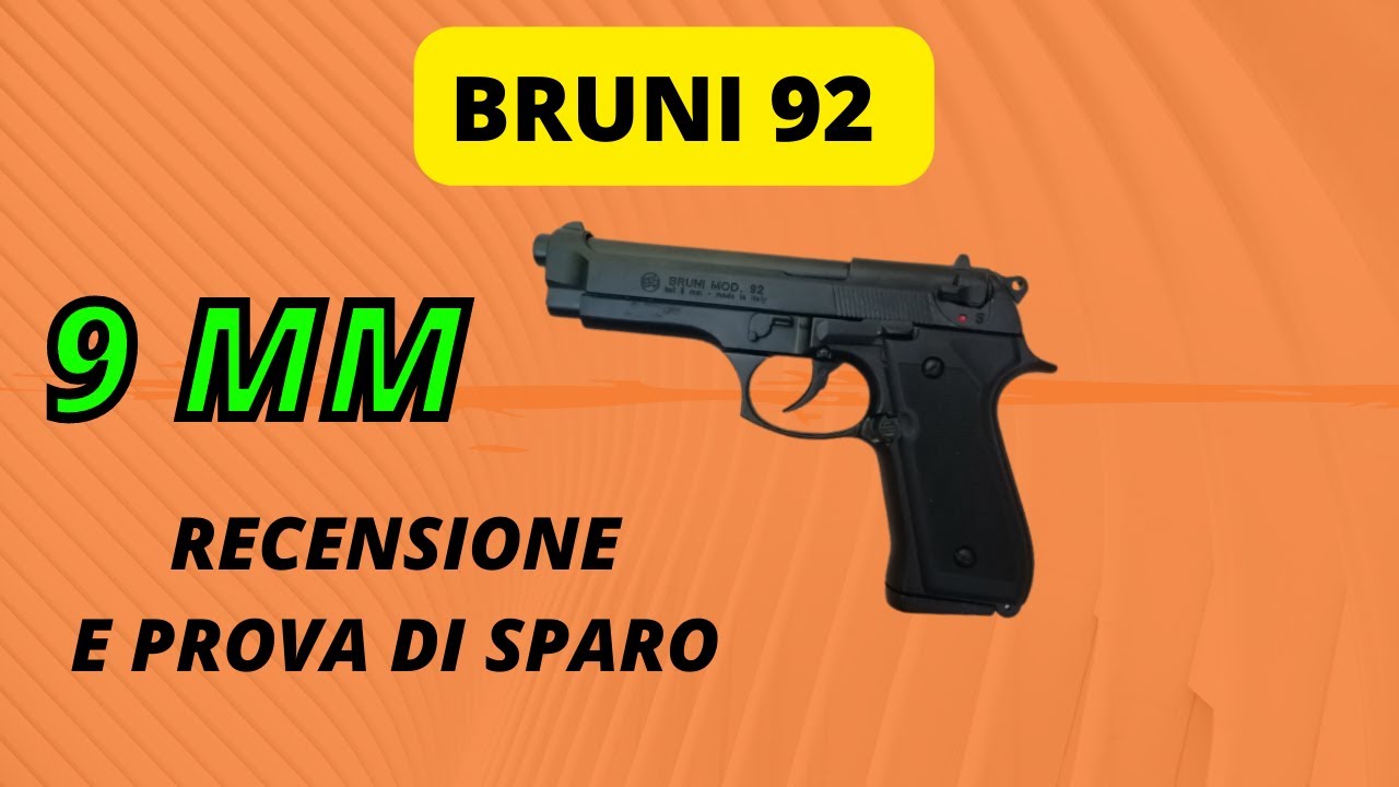 Pistola a SALVE Bruni Beretta 92 cal. 9mm P.A.K