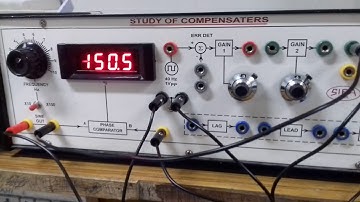 the characteristics of lead, lag and lead-lag compensators