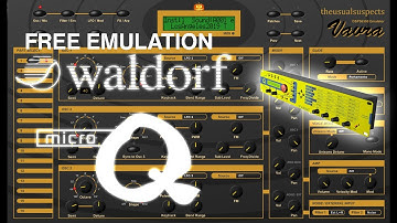 Free!! waldorf micro Q vst emulation (how to install)