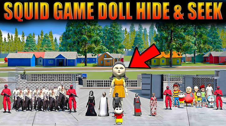 GTA V : Squid Game Doll Hide and Seek Franklin & Shinchan in GTA 5 in Telugu PART-2
