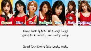 AOA (에이오에이) - Good Luck Color Coded [Han|Rom|Eng Lyrics] chords