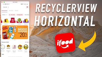 ANDROID: RECYCLERVIEW DE ESTABELECIMENTOS - CRIANDO A INTERFACE PRINCIPAL DO iFOOD #7