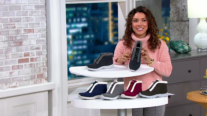 Ryka Felted Faux Shearling Bungee Boots - Everest on QVC
