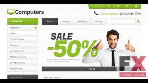 Preview Responsive Computers Store PrestaShop  TMT